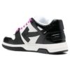 Out Of Office Croco Print Sneaker “Black White Purple”