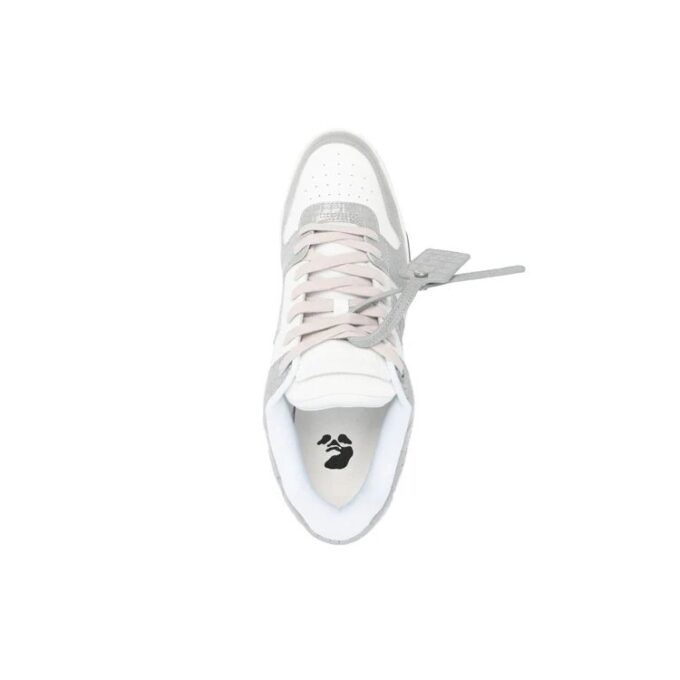 Out Of Office Croco Print Sneaker “Grey White”