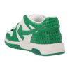 Out Of Office Crocodile Print Low-Top Sneakers “Green White”