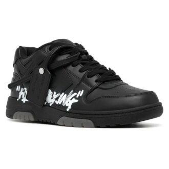 Out Of Office For Walking Low-Tops “Black White”