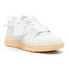 Out Of Office Lace-Up Sneakers “White Yellow”
