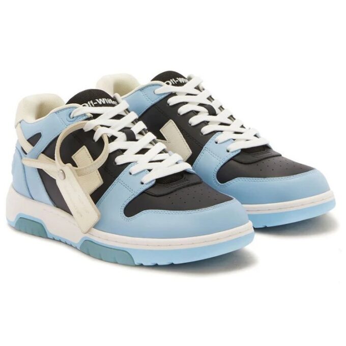 Out Of Office Leather Sneaker “Blue Black White”