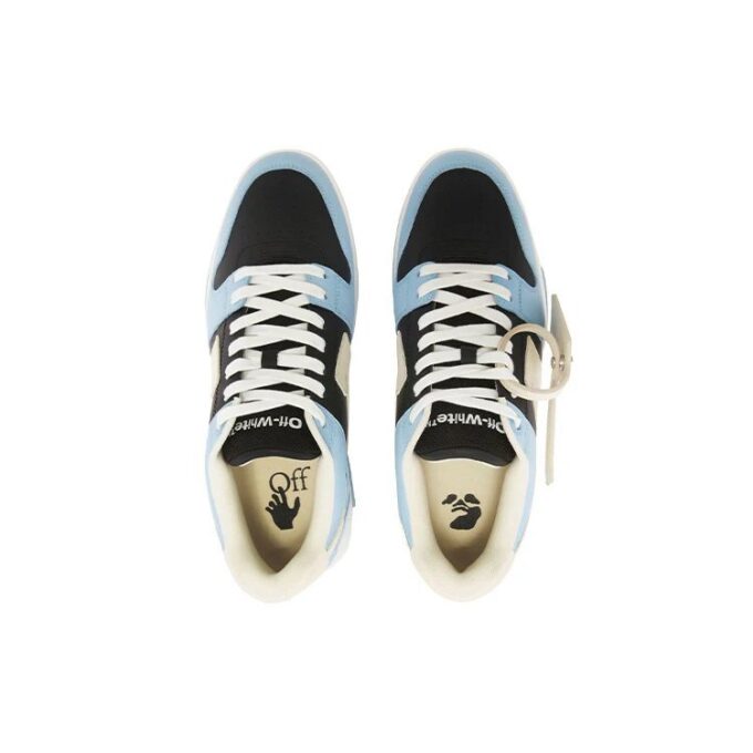 Out Of Office Leather Sneaker “Blue Black White”