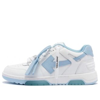 Out Of Office Leather Sneaker “White Blue”