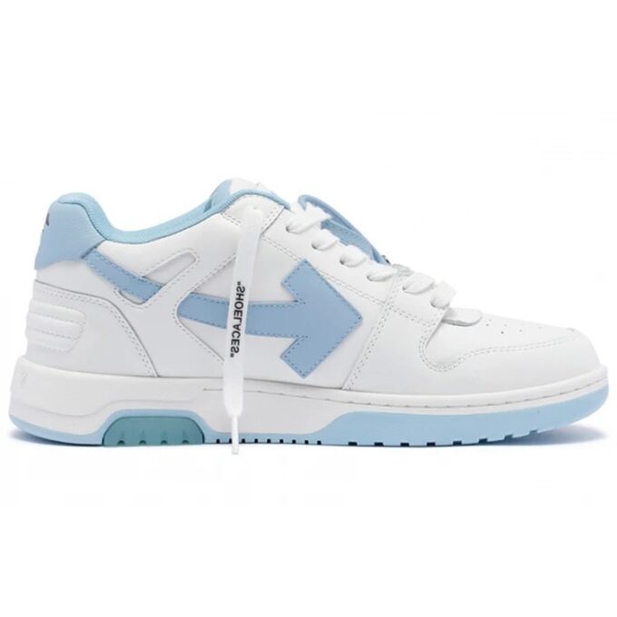 Out Of Office Leather Sneaker “White Blue”