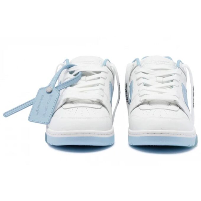 Out Of Office Leather Sneaker “White Blue”