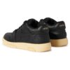 Out Of Office Leather Sneakers “Black Yellow”