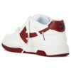 Out Of Office Leather Sneakers “White Burgundy”