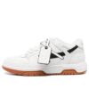 Out Of Office Low Leather Sneaker “White Black”