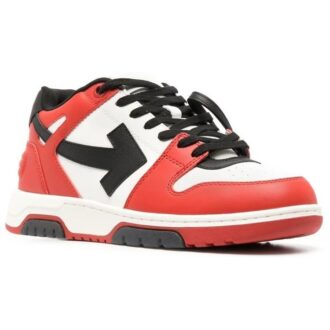 Out of Office Low Sneaker “Red White Black”