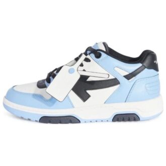 Out Of Office Low-Top Leather Sneaker “Blue Black White”