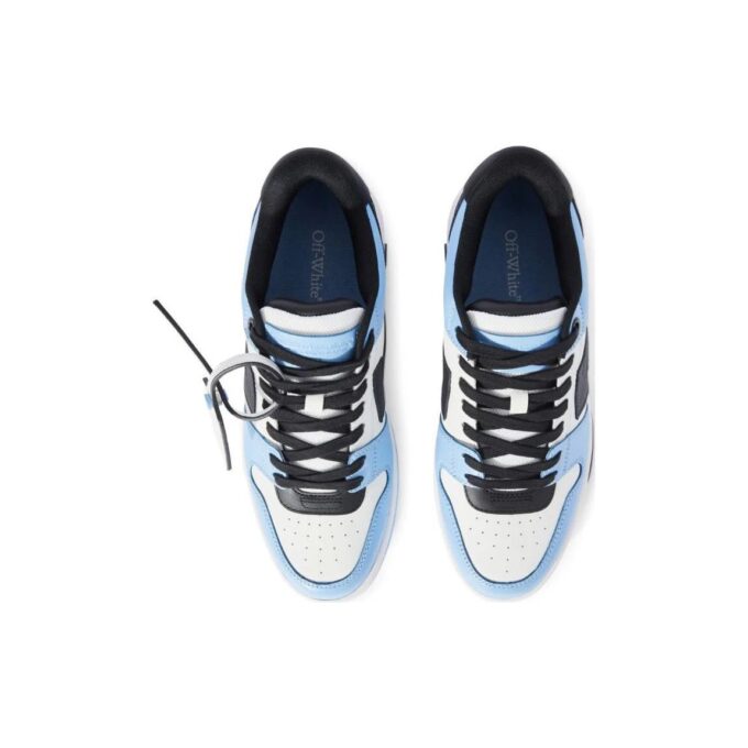 Out Of Office Low-Top Leather Sneaker “Blue Black White”