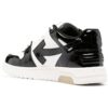 Out Of Office Low-Top Patent Sneaker “Black White”