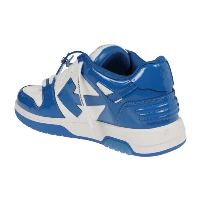 Out Of Office Low-Top Patent Sneaker “Blue White”