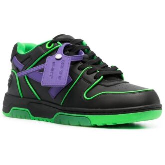 Out Of Office Low-Top Sneaker “Black Green Purple”