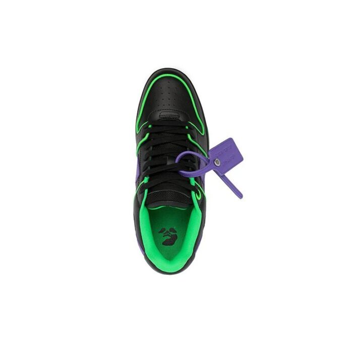 Out Of Office Low-Top Sneaker “Black Green Purple”