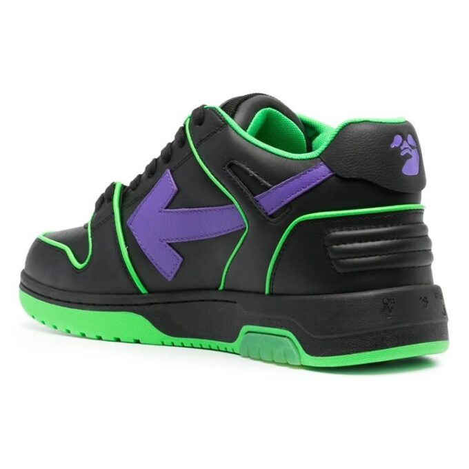 Out Of Office Low-Top Sneaker “Black Green Purple”