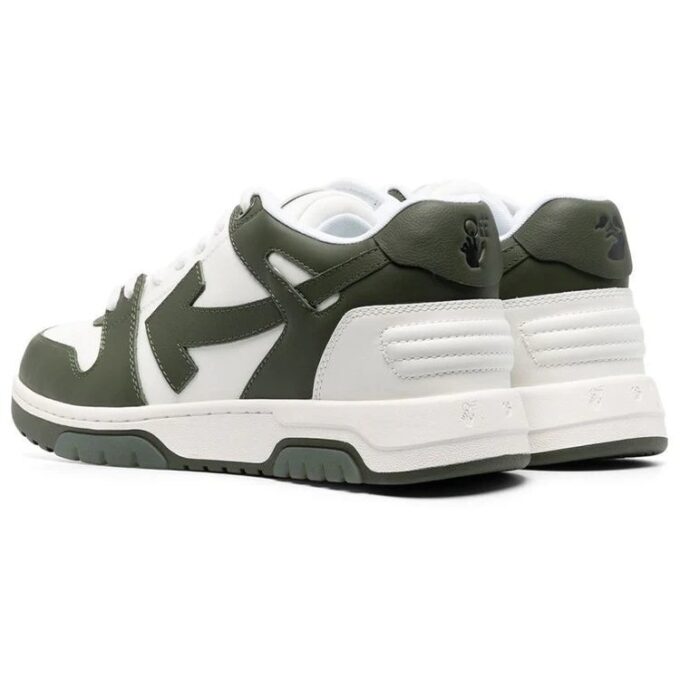 Out Of Office Low-Top Sneaker “Olive Green White”