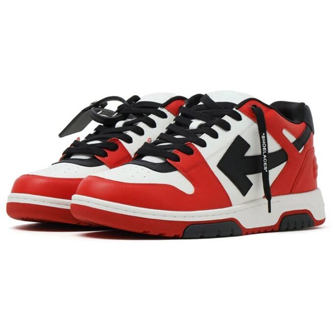Out Of Office Low-Top Sneaker “Red Black White”