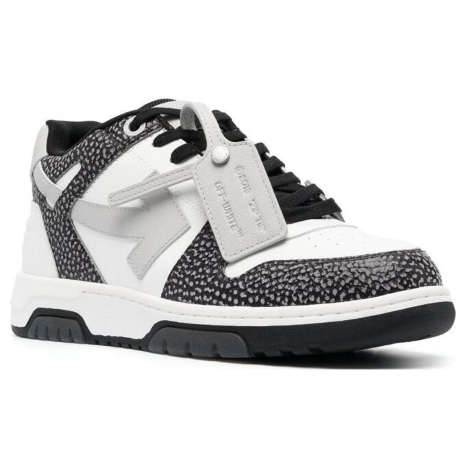 Out Of Office Low-Top Sneaker “White Black”