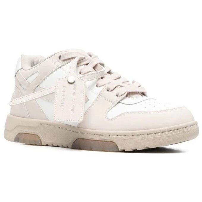 Out Of Office Low-Top Sneakers “Beige White”