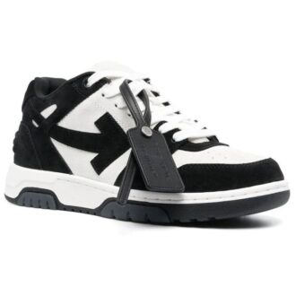 Out Of Office Low-Top Sneakers “Black White”