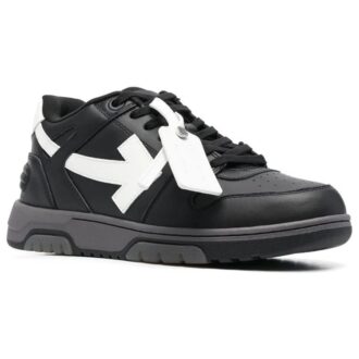 Out Of Office Low-Top Sneakers “Black White”