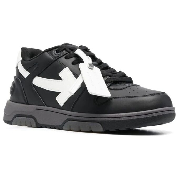 Out Of Office Low-Top Sneakers “Black White”