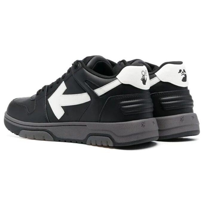Out Of Office Low-Top Sneakers “Black White”