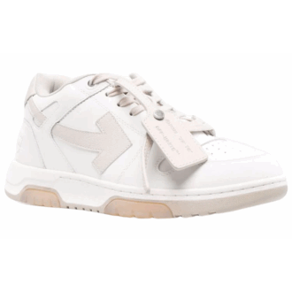 Out Of Office Low-Top Sneakers “White Beige”