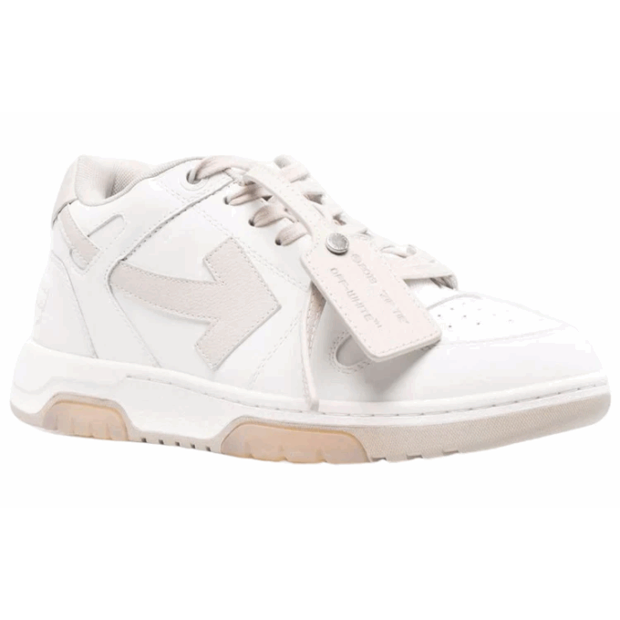 Out Of Office Low-Top Sneakers “White Beige”