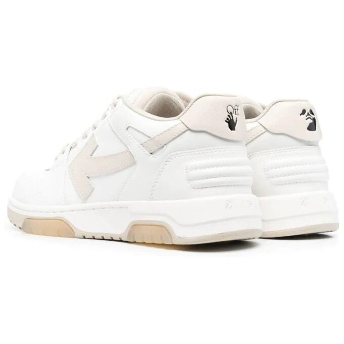 Out Of Office Low-Top Sneakers “White Beige”