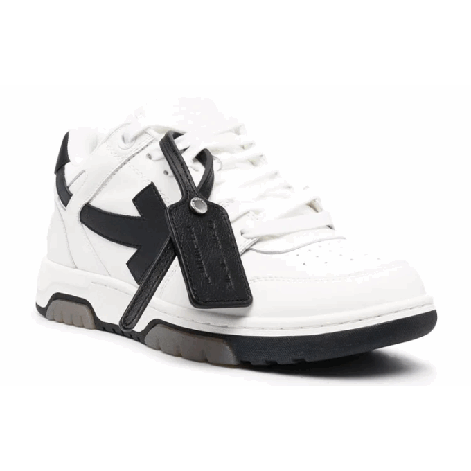 Out Of Office Low-Top Sneakers “White Black”