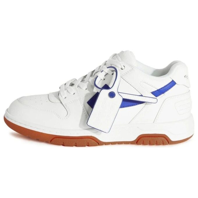 Out Of Office Low-Top Sneakers “White Blue Brown”