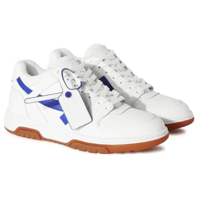 Out Of Office Low-Top Sneakers “White Blue Brown”