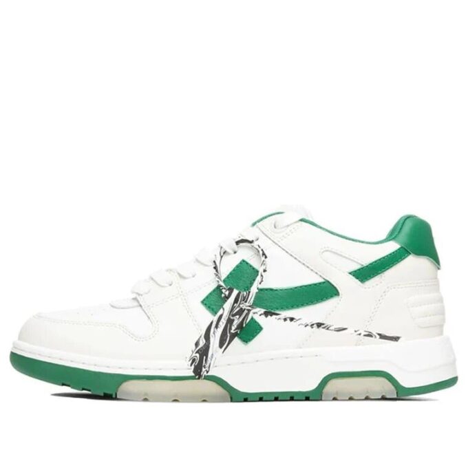 Out Of Office Low Top Sneakers White/Green