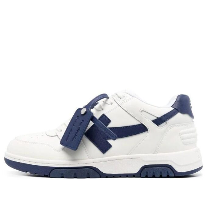 Out Of Office Low-Top Sneakers “White Navy”