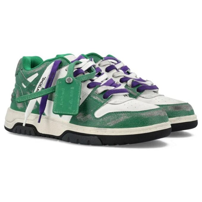 Out Of Office Vintage Leather “Green White Purple”