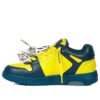 Out Of Office Zip Tie Sneakers “Yellow Navy”