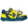 Out Of Office Zip Tie Sneakers “Yellow Navy”