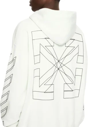 Outline Double Arrow Skate Hoodie