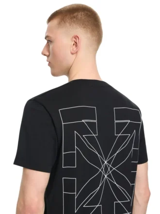 Outline Double Arrow Slim T-shirt