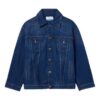 Oversize Logo-Appliqued Denim Jacket