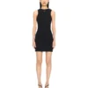 OW X Swarovski Ribbed Rowing Dress