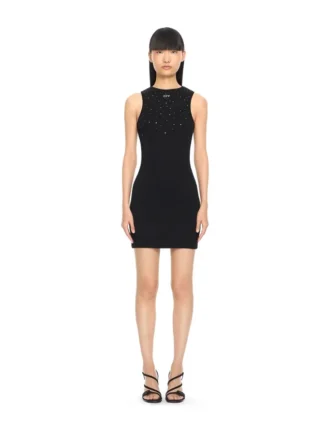 OW X Swarovski Ribbed Rowing Dress