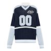 OWR 00 Sporty Knit Long-Sleeve Polo “Black”
