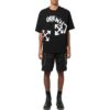 Paint Script Oversized Skate T-Shirt “Black”
