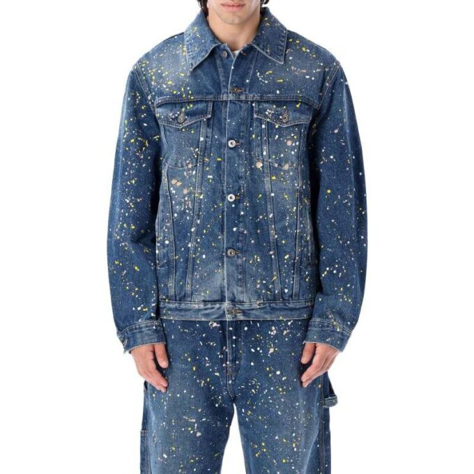 Paint Skate Denim Jacket “Blue”