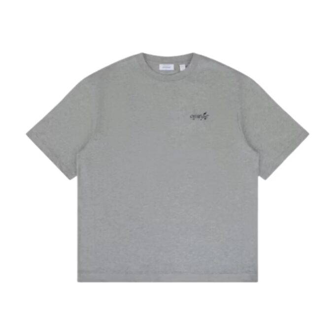 Paint Splatter Arrow Diag Fit T-Shirt “Heather Grey”