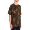 Paintbrush Short-Sleeve Camouflage Oversize Round Neck